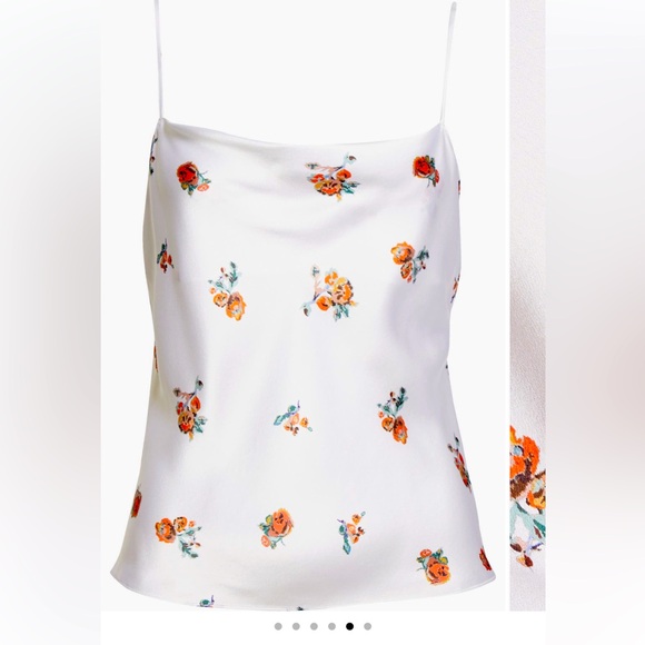 Vince Floral Silk Camisole- 100% Silk - New with tags - Picture 2 of 11